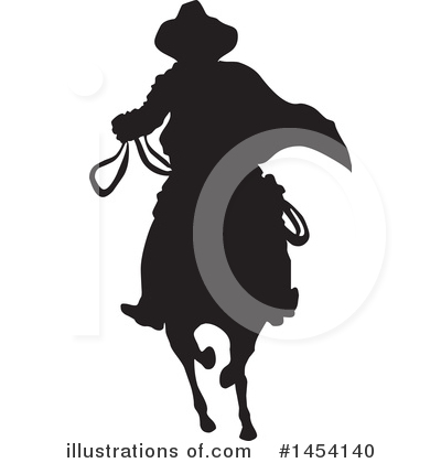 Royalty-Free (RF) Cowboy Clipart Illustration by Pushkin - Stock Sample #1454140