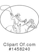 Cowboy Clipart #1458240 by patrimonio