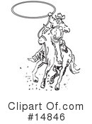Cowboy Clipart #14846 by Andy Nortnik