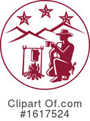 Cowboy Clipart #1617524 by patrimonio