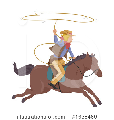 Royalty-Free (RF) Cowboy Clipart Illustration by BNP Design Studio - Stock Sample #1638460
