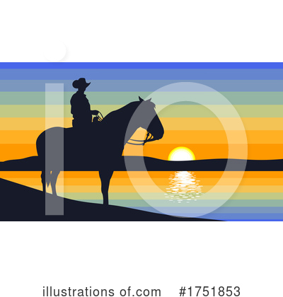 Royalty-Free (RF) Cowboy Clipart Illustration by Hit Toon - Stock Sample #1751853