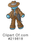 Cowboy Clipart #219818 by Leo Blanchette