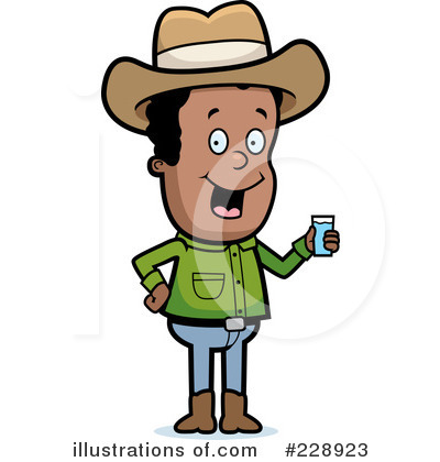 Royalty-Free (RF) Cowboy Clipart Illustration by Cory Thoman - Stock Sample #228923