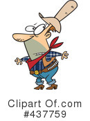Cowboy Clipart #437759 by toonaday