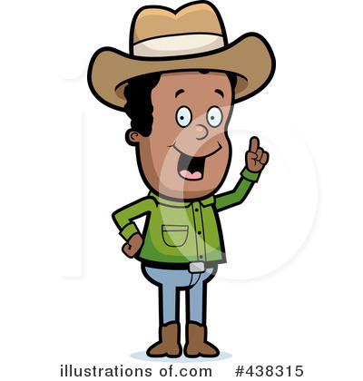 Royalty-Free (RF) Cowboy Clipart Illustration by Cory Thoman - Stock Sample #438315