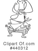 Cowboy Clipart #440312 by toonaday