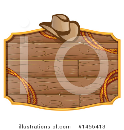 Royalty-Free (RF) Cowboy Hat Clipart Illustration by Domenico Condello - Stock Sample #1455413