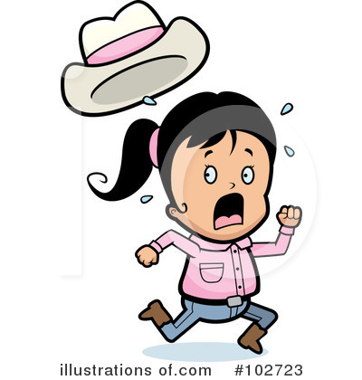 Royalty-Free (RF) Cowgirl Clipart Illustration by Cory Thoman - Stock Sample #102723