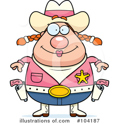 Cowgirl Clipart #104187 by Cory Thoman