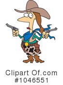 Cowgirl Clipart #1046551 by toonaday