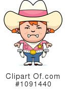 Cowgirl Clipart #1091440 by Cory Thoman