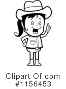 Cowgirl Clipart #1156453 by Cory Thoman