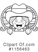 Cowgirl Clipart #1156463 by Cory Thoman
