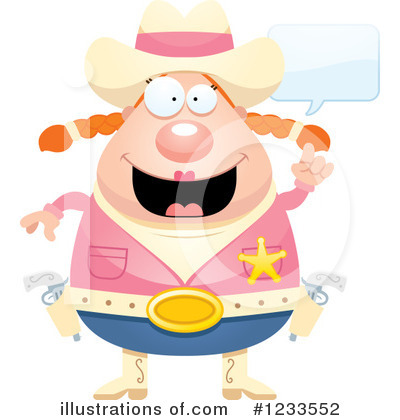 Cowgirl Clipart #1233552 by Cory Thoman