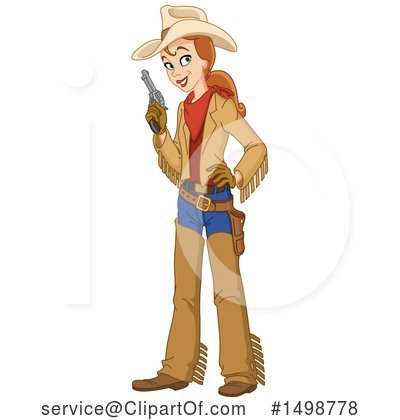 Cowgirl Clipart #1498778 by yayayoyo