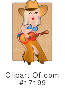 Cowgirl Clipart #17199 by Maria Bell