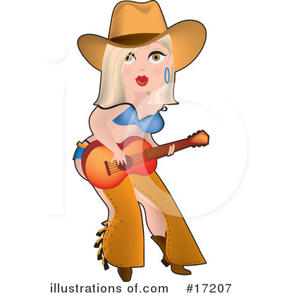 Cowgirl Clipart #17207 by Maria Bell