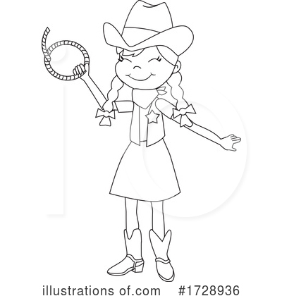 Cowgirl Clipart #1728936 by peachidesigns