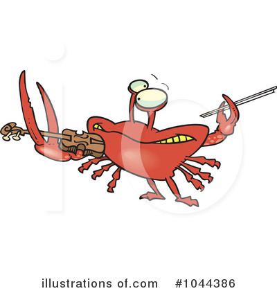 Royalty-Free (RF) Crab Clipart Illustration by toonaday - Stock Sample #1044386
