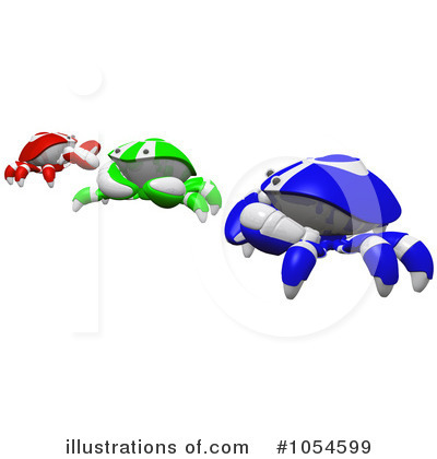 Royalty-Free (RF) Crab Clipart Illustration by Leo Blanchette - Stock Sample #1054599