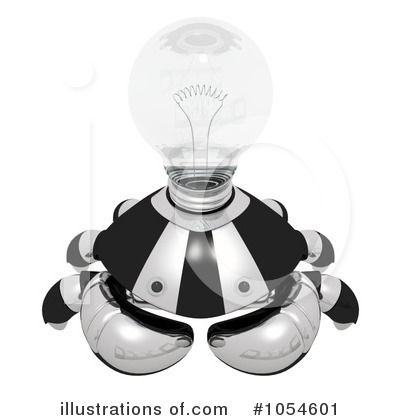 Lightbulb Clipart #1054601 by Leo Blanchette