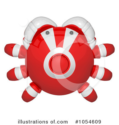 Royalty-Free (RF) Crab Clipart Illustration by Leo Blanchette - Stock Sample #1054609