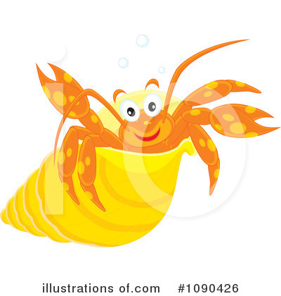 Royalty-Free (RF) Crab Clipart Illustration by Alex Bannykh - Stock Sample #1090426