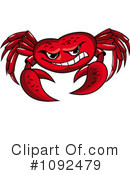 Crab Clipart #1092479 by Vector Tradition SM