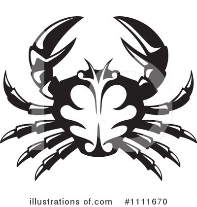Royalty-Free (RF) Crab Clipart Illustration by Any Vector - Stock Sample #1111670