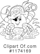 Crab Clipart #1174169 by visekart