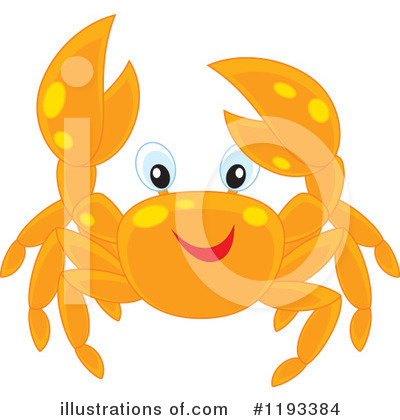 Royalty-Free (RF) Crab Clipart Illustration by Alex Bannykh - Stock Sample #1193384