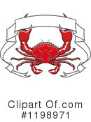Crab Clipart #1198971 by Vector Tradition SM