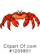 Crab Clipart #1239801 by Vector Tradition SM