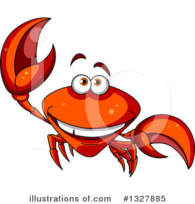 Crab Clipart #1327885 by Vector Tradition SM