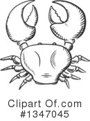 Crab Clipart #1347045 by Vector Tradition SM
