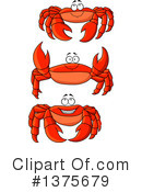 Crab Clipart #1375679 by Vector Tradition SM