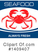 Crab Clipart #1409407 by Vector Tradition SM
