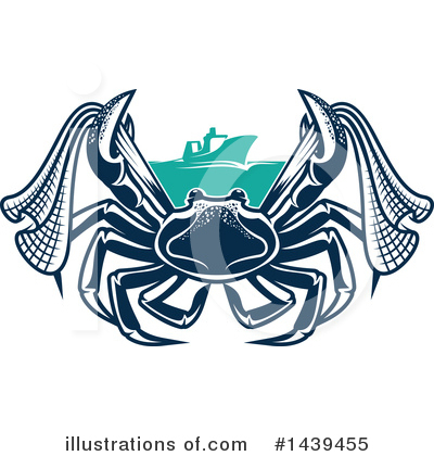 Crab Clipart #1439455 by Vector Tradition SM