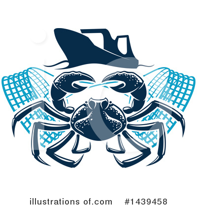 Crab Clipart #1439458 by Vector Tradition SM