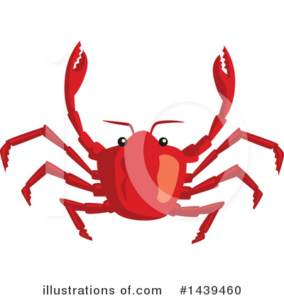 Crab Clipart #1439460 by Vector Tradition SM