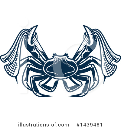 Crab Clipart #1439461 by Vector Tradition SM