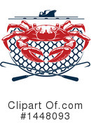 Crab Clipart #1448093 by Vector Tradition SM