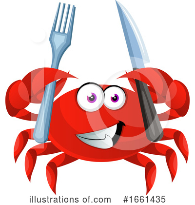 Royalty-Free (RF) Crab Clipart Illustration by Morphart Creations - Stock Sample #1661435