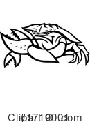 Crab Clipart #1719001 by patrimonio
