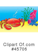 Crab Clipart #45706 by pauloribau