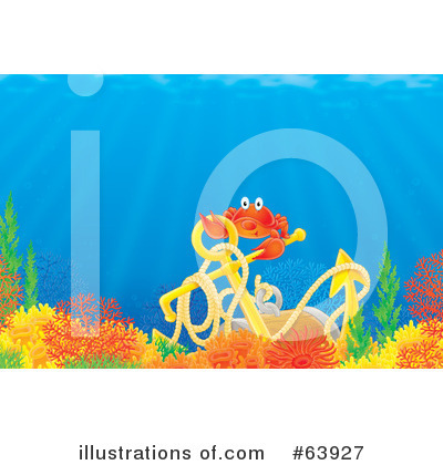 Royalty-Free (RF) Crab Clipart Illustration by Alex Bannykh - Stock Sample #63927