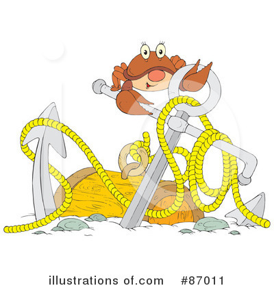 Royalty-Free (RF) Crab Clipart Illustration by Alex Bannykh - Stock Sample #87011