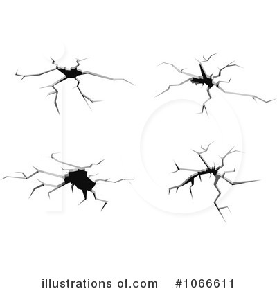 Royalty-Free (RF) Cracks Clipart Illustration by Vector Tradition SM - Stock Sample #1066611