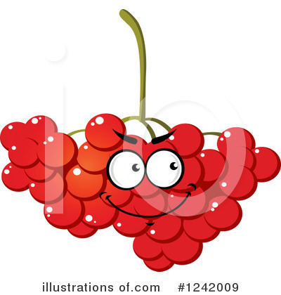 Royalty-Free (RF) Cranberry Clipart Illustration by Vector Tradition SM - Stock Sample #1242009